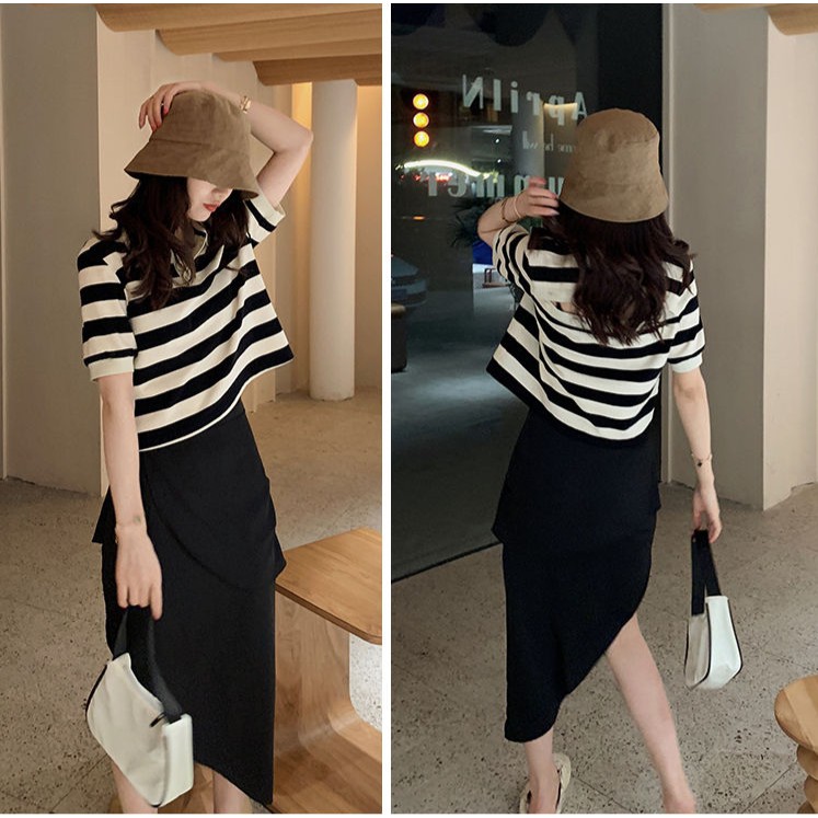 áo cộc pol0 nữ, áo hở lưng mùa hè siêu xinh taobao/1688