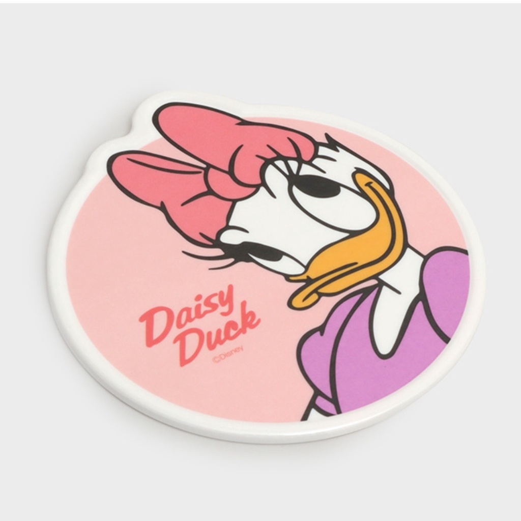 [DAISO Korea] Donald / Daisy Duck Coaster 11cm