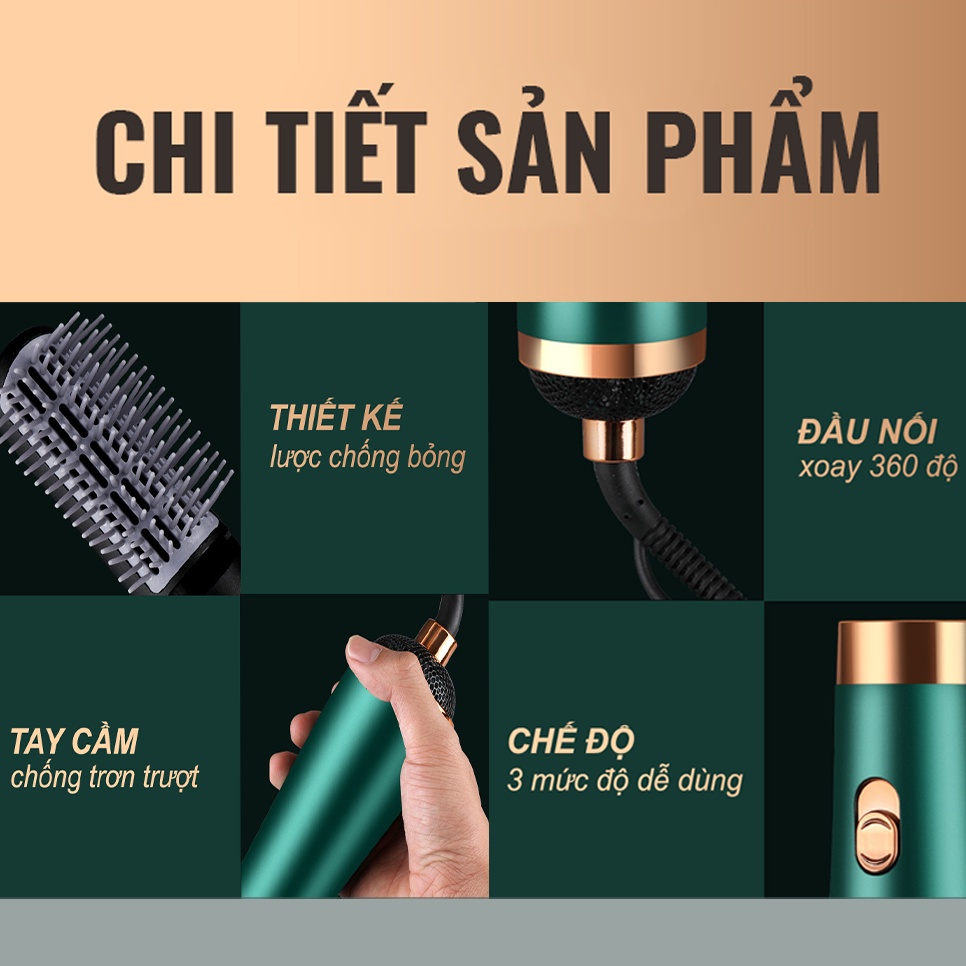 Máy sấy tóc đa tạo kiểu đa năng SAGOKER SHT215