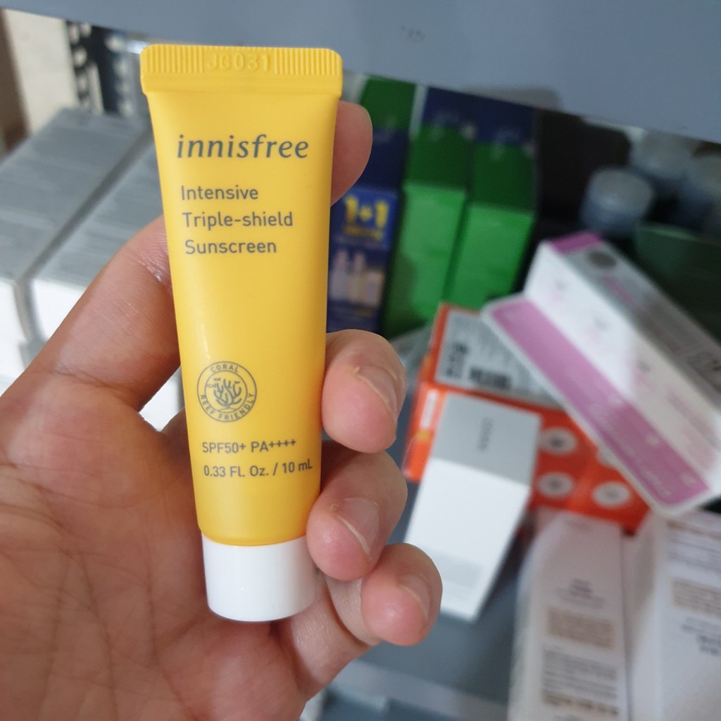 Kem chống nắng Innisfree Intensive Triple Shield Sunscreen SPF50+PA++++ MINI 10mL