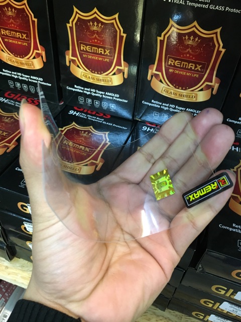 [ Đã có iP 14 ] Kính Cường Lực Mỏng 0,1mm Chính Hãng Remax dành cho iPhone 6 —&gt; 14 Pro Max ( ko full )