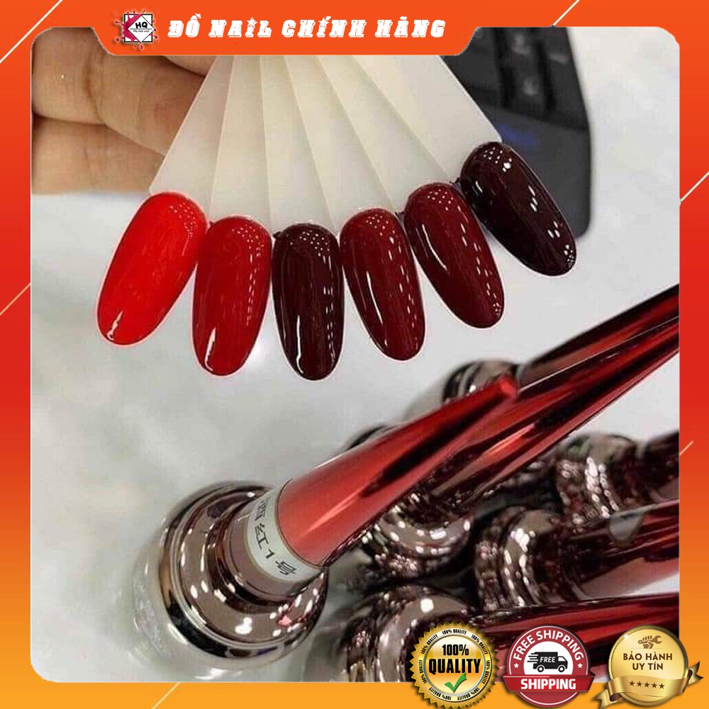 Sơn gel Mxbon đỏ cực đẹp cho bộ nail đầy quyến rũ