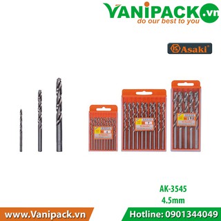 Mũi khoan sắt + inox cao cấp AK-3545