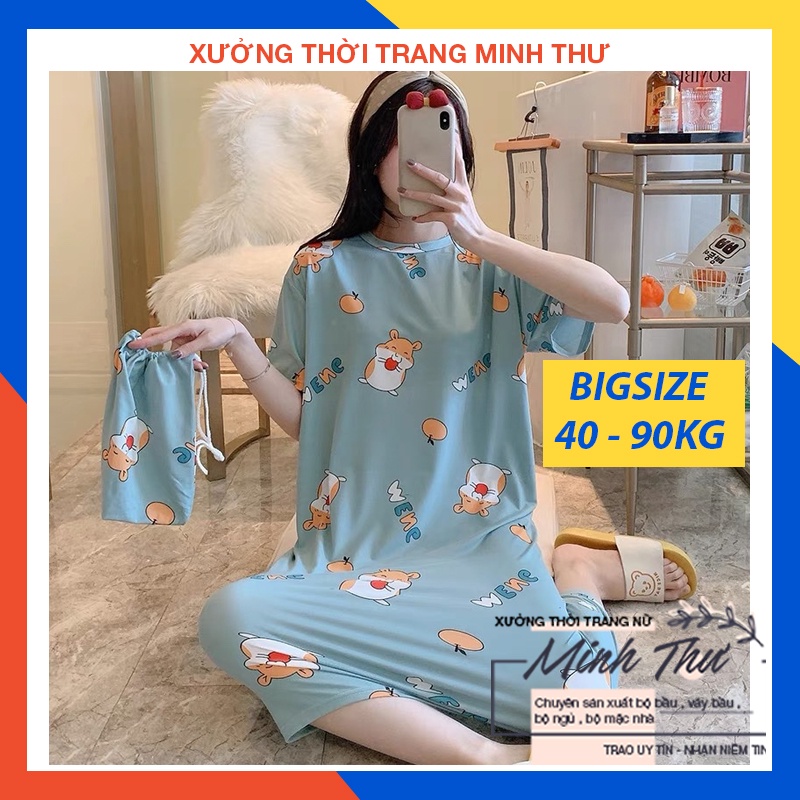 Đầm bầu -váy mặc nhà -chất liệu - thun cotton - mềm - mát ( V xuông cổ tròn )