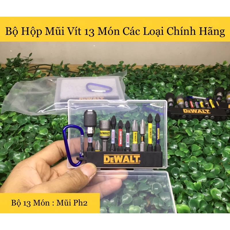 Bộ Mũi Vít 13 Món Cho Máy Bắt Vít Có Từ