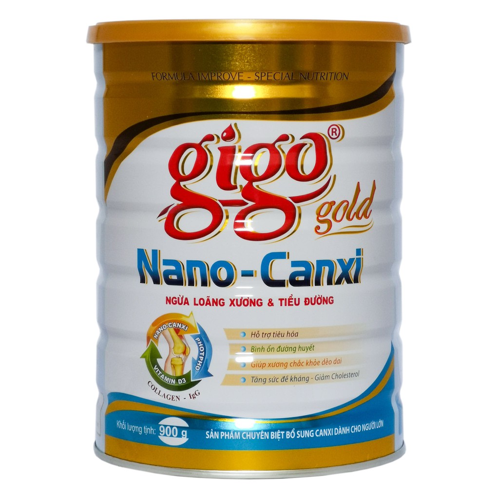 SỮA BỘT GIGO GOLD NANO-CANXI 900G