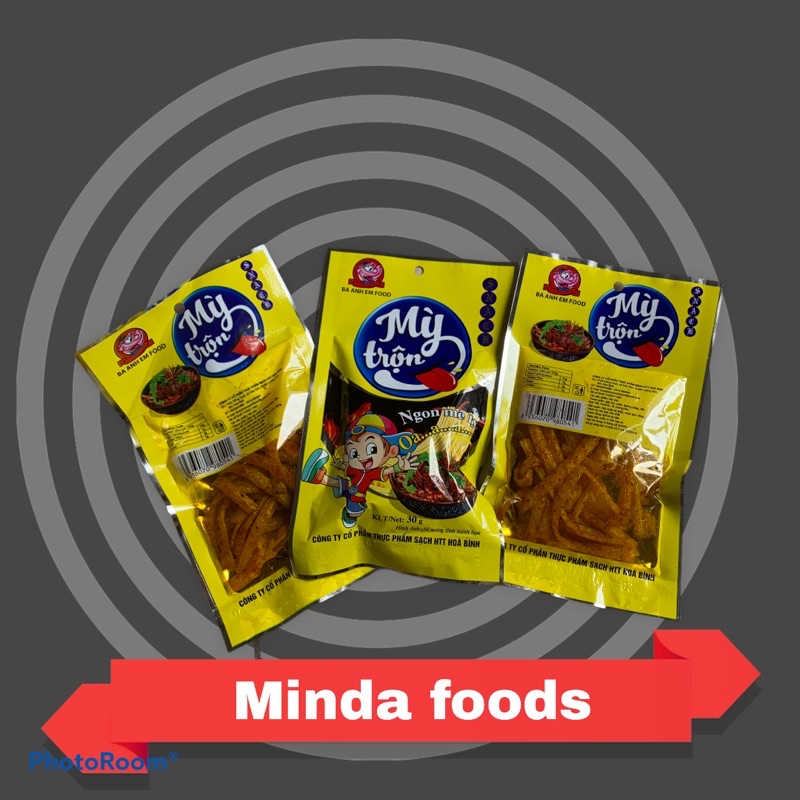 5 Gói Snack Mỳ Trộn Ba Anh Em gói 30Gram( Date mới)