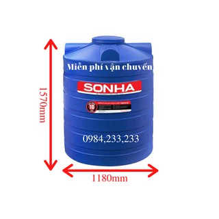 Bồn nhựa sơn hà 1500 lít đứng