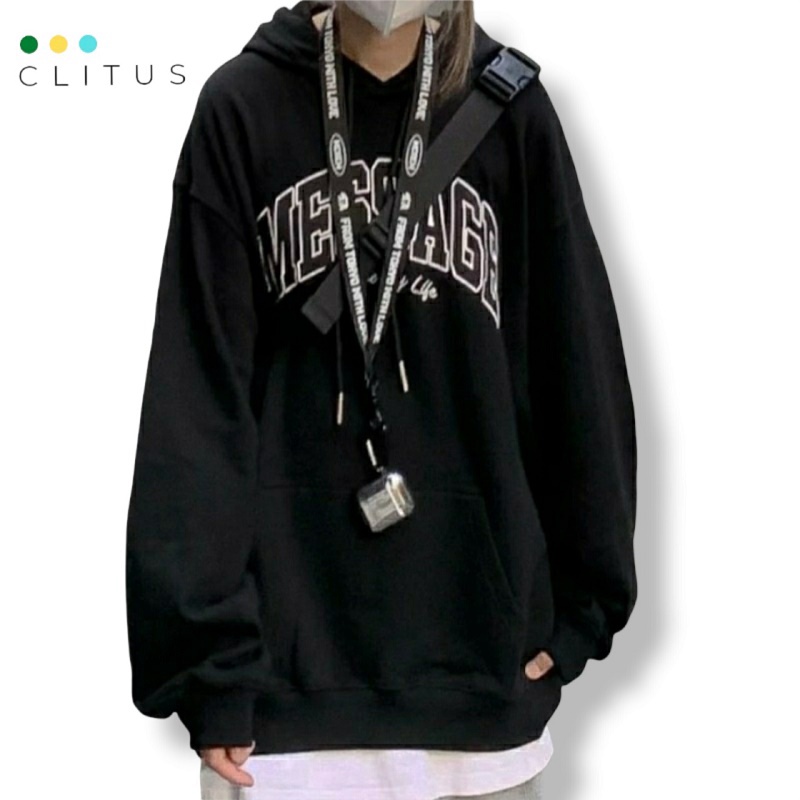 Áo HOODIE unisex Nón Rộng MESSA Chất Siêu Dày Đẹp - CLITUS FASHION