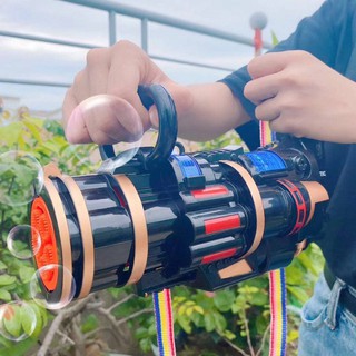 Súng bắn bong bóng trẻ em đồ chơi xà phòng 5 nòng cỡ bự-quà tặng tuyệt vời cho bé yêu