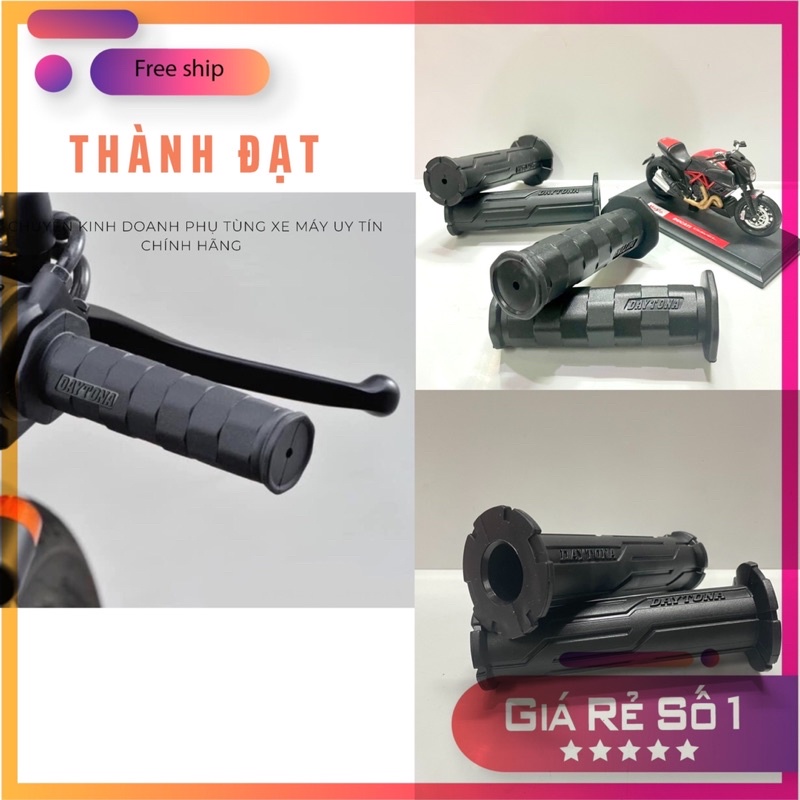 Tay nắm xe máyFreeShip tay lái xe máy Daytona gắn được mọi loại xe