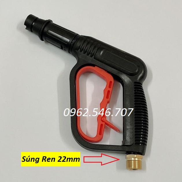 Súng rửa xe áp lực cao ren ngoài 22mm và 14mm