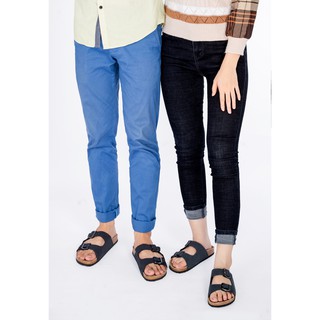 Dép đế trấu, da bò thật cho Nam & Nữ mã D01
