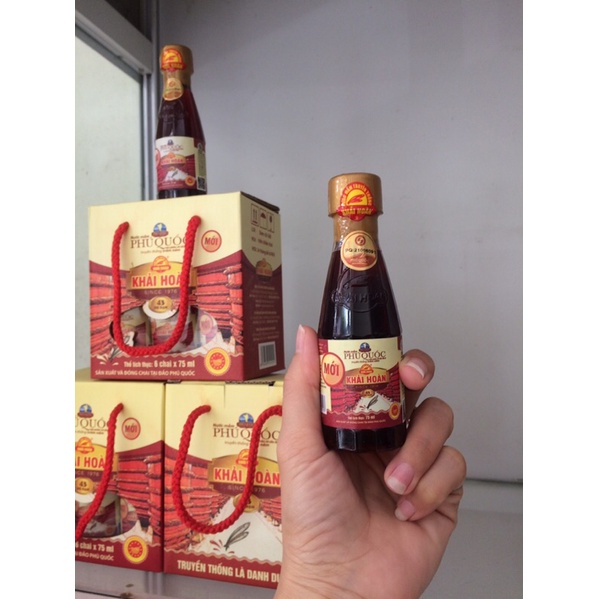 Nước mắm Khải Hoàn - Phú Quốc 43 độ chai 75ml