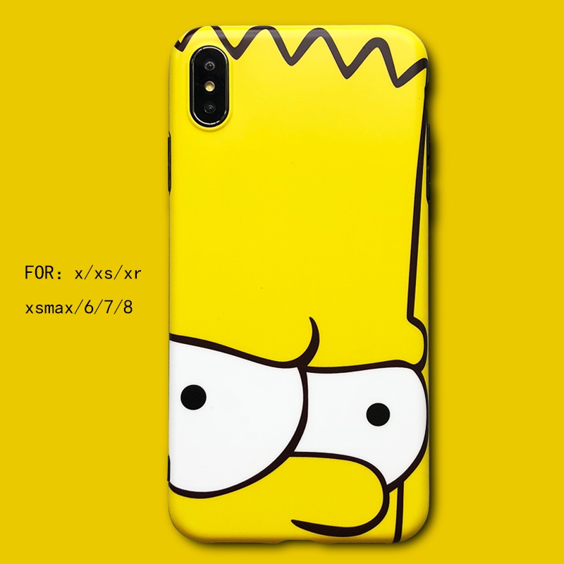 Ốp lưng iphone Gia đình Simpson TPU trơn dẻo mềm 5/5s/6/6plus/6s/6splus/7/7plus/8/8plus/x/xs/11/12/pro/max/plus/promax