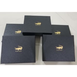 (Cartelo Auth) JP48 - Ví  nam  nguyên hộp/ full box đen hàng Singapore (Shop Hàng_Xách_Nhật)