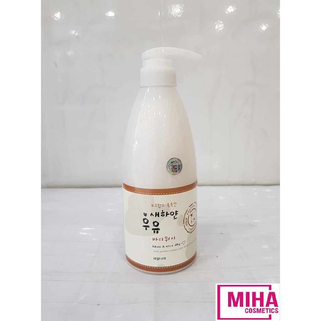 Sữa Tắm Trắng Da Welcos White Milk Body Wash 740ml Hàn Quốc