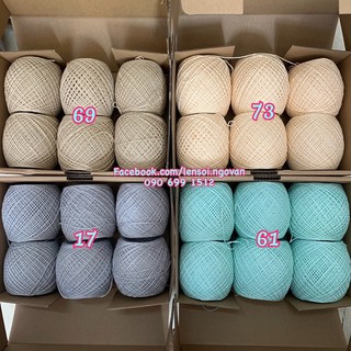 Sợi Lace Cotton Craftyarn VN (cuộn 50gr)