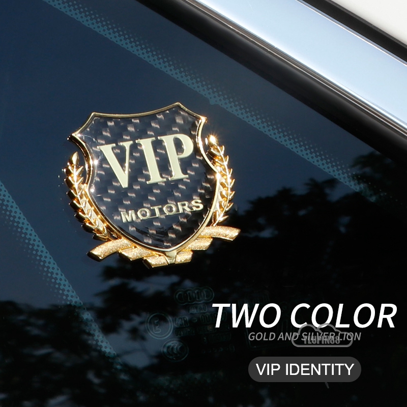 Car Logo Emblem Badge Chrome Sticker 3D Metal Carbon Fiber Car Body Door Rim Vip Stickers Decals Trunk Tag Decoration Auto Accessories For Ford Wolf Puma Laser Ranger Granada Martin Falcon Raptor Escort Cougar Mustang V8 Aspire Aston