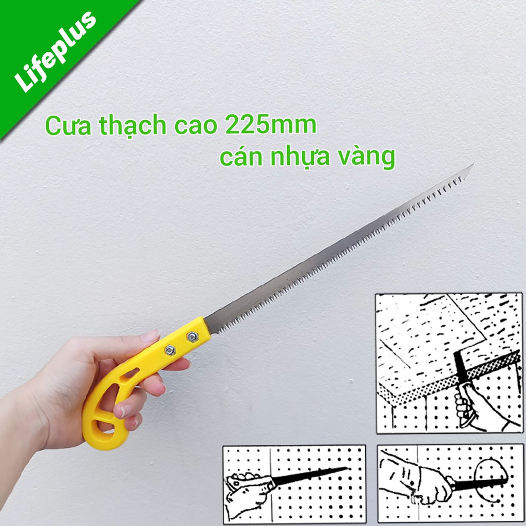 Cưa thạch cao 225mm cán nhựa vàng Trung Quốc