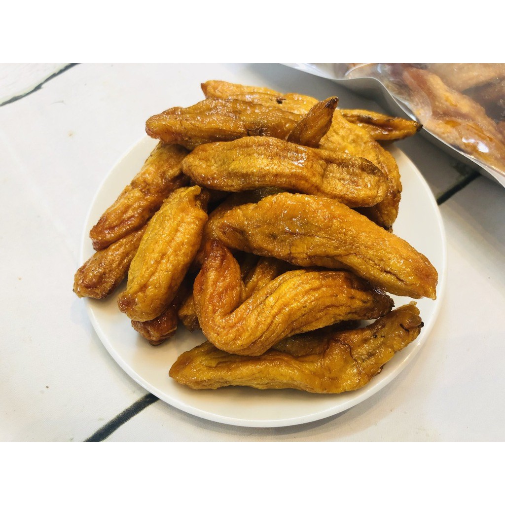 1kg chuối ép sấy dẻo không vỏ