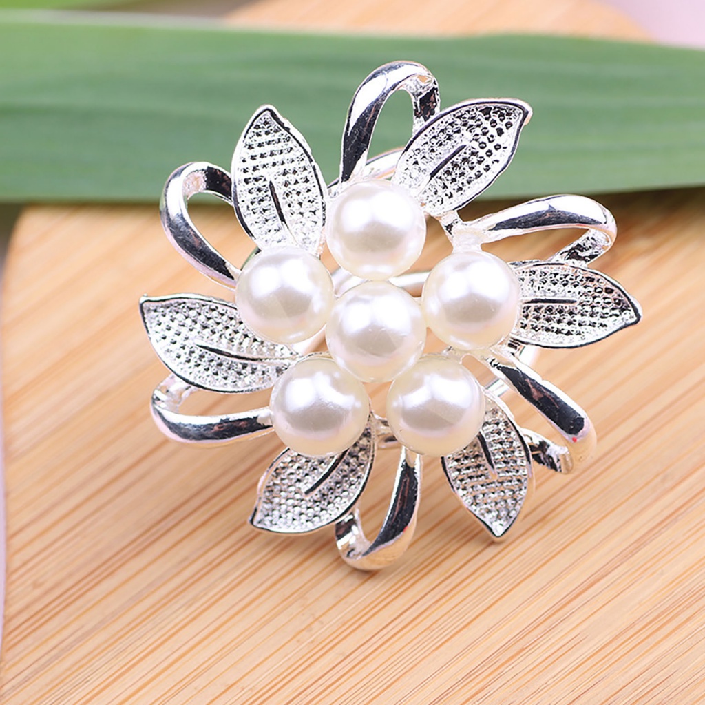 Ghim Cài Áo Hình Hoa/Lá Đơn Giản Bằng Lụa