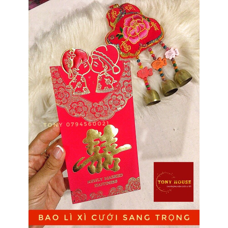 Phong bao lì xì cưới truyền thống