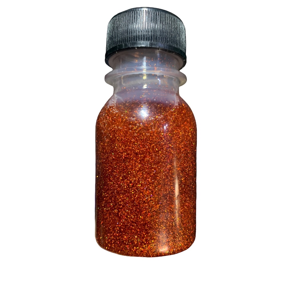 50g Sơn bóng Kim Tuyến Flakes 0.2mm Cam ánh chiếu bảy màu (B1K-402-1)