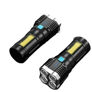 Đèn pin siêu sáng, đèn pin mini cod led 4 chế độ sáng chống thấm nước tiện dụng
