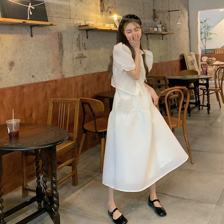 Set váy trắng nàng thơ