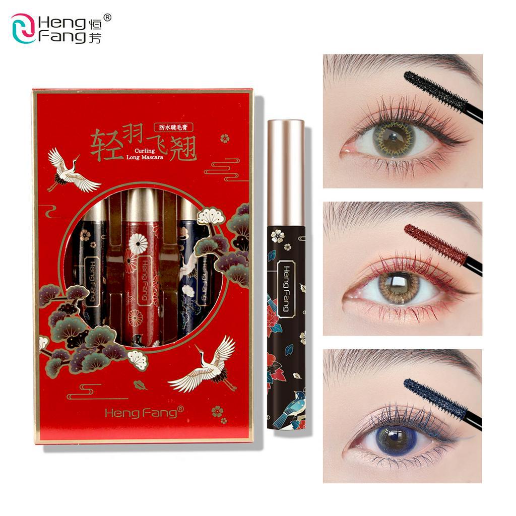 Bộ 3 Mascara Hengfang H6234 8g Chống Thấm Nước Màu Đen / Đỏ / Xanh Dương