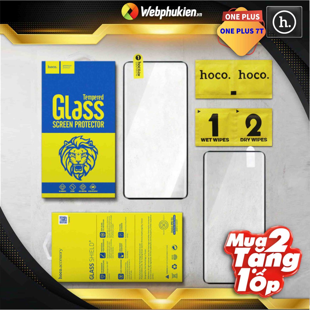Kính cường lực cho ONE PLUS 7T hiệu HOCO