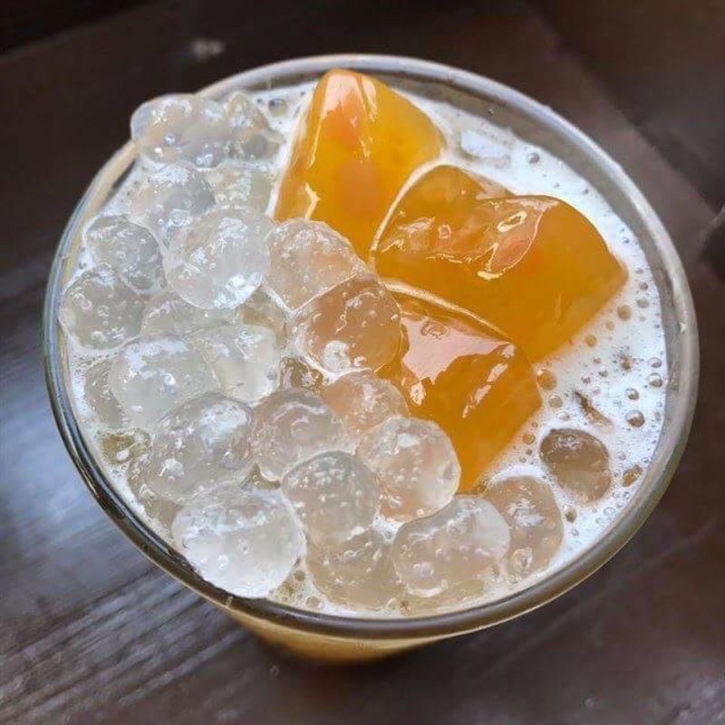 Trân châu trắng ngọc trai 3Q Bibi túi 2kg dai giòn, ăn liền