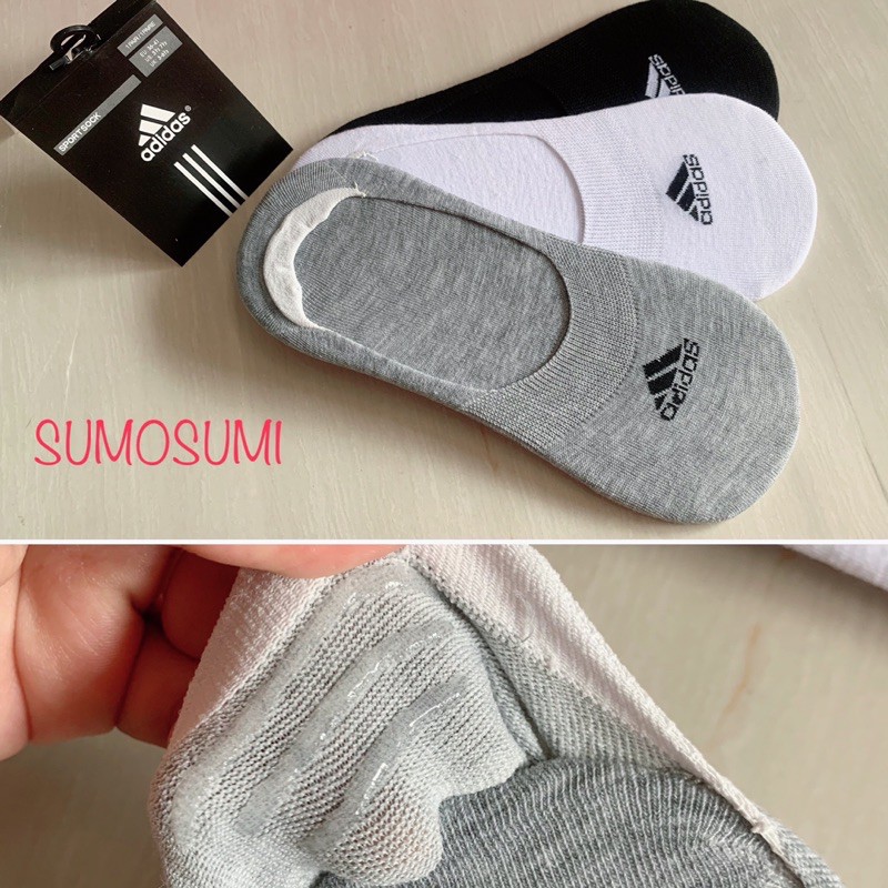 Tất nam kiểu hài lười nửa bàn, 100%cotton, gót có silicon chống tụt. Màu: đen, ghi, trắng TL44 TL43