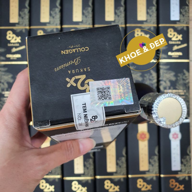 Collagen 82X Sakura Premium 120000mg 500ml, Nước uống đẹp da chống lão hóa | Thế Giới Skin Care