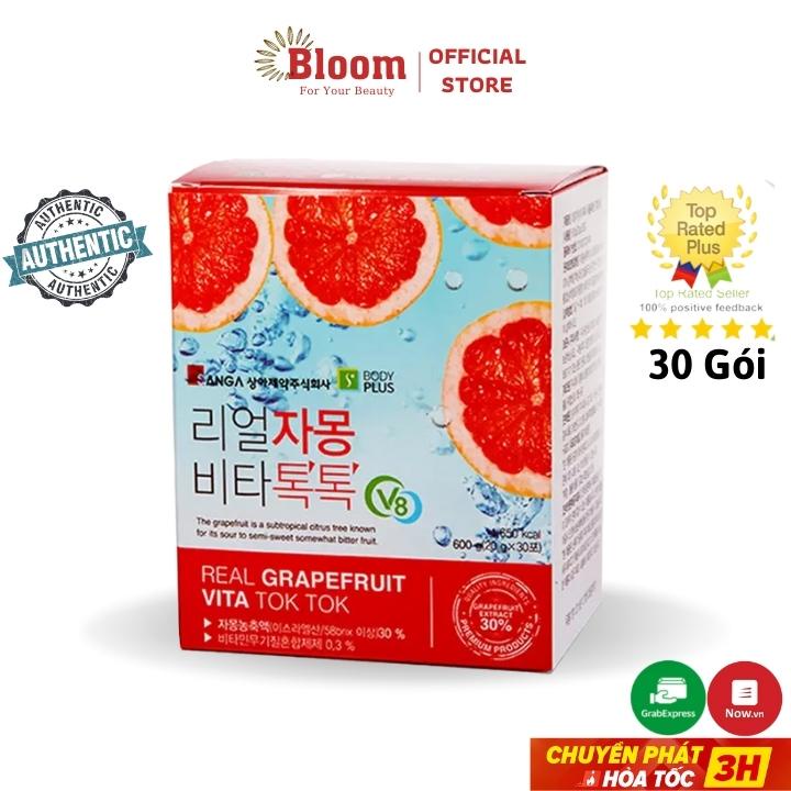 Nước Ép Bưởi Giảm Cân Sanga Real Grapefruit Vita Tok Tok 30 Gói Hàn Quốc Chính Hãng - Bưởi Đỏ Đẹp Da Giữ Dáng thumbnail