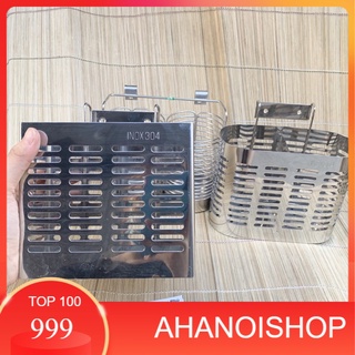 Giỏ đũa đôi - ống đựng đũa đôi inox 304 đẹp cao cấp