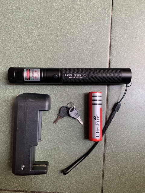 Đèn laser 303 ánh sáng xanh hàng loại 1
