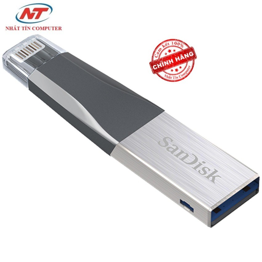 USB 3.0 OTG SanDisk iXpand™ Mini Flash Drive 16GB (Bạc)