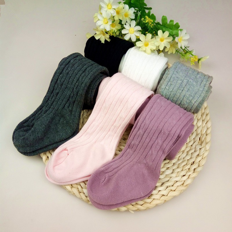 Quần tất len legging NOW quảng châu, quần tất len không bàn chất len dày dặn cho bé trai bé gái từ 0-2 tuổi