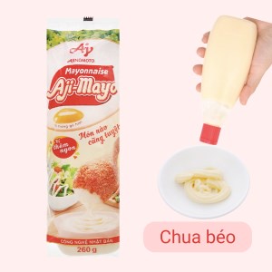 Sốt Mayonnaise Aji-Mayo Ajinomoto , Béo Ngậy - Chất Lượng Chai 260g