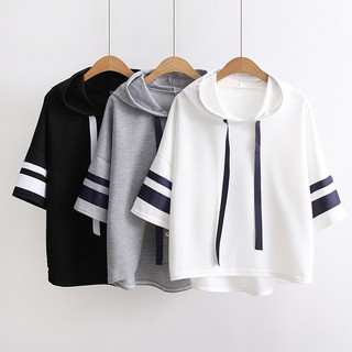 Áo Thun Hoodie Nữ Trơn Đơn Giản HQ 753