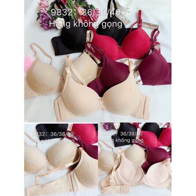 (9832)áo lót trơn có lỗ thông hơi bên sườn