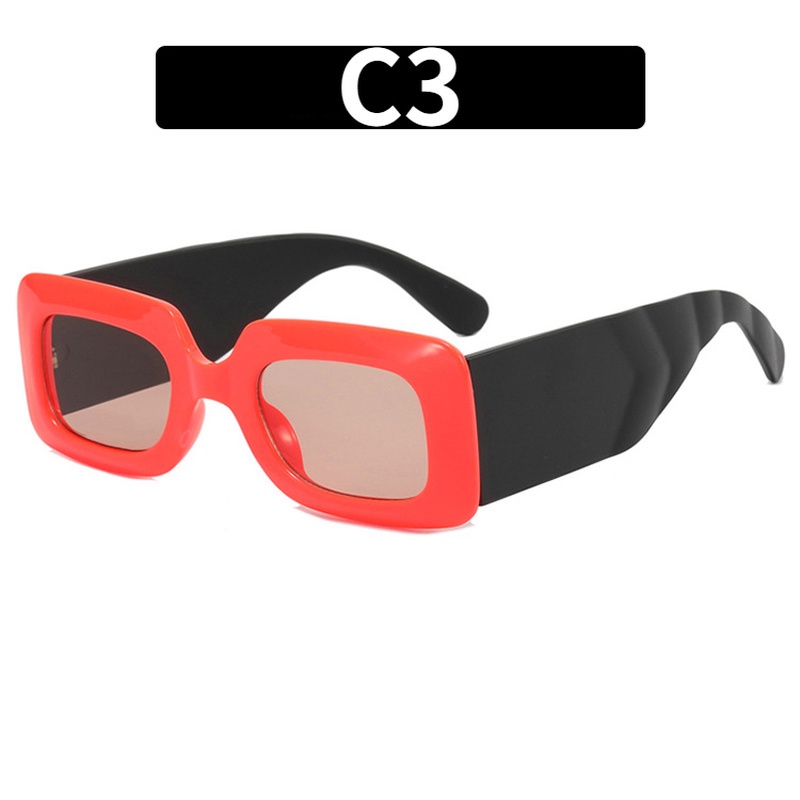 Kính Mát Gọng Vuông Cỡ Lớn Phong Cách Retro Thời Trang Cho Nam Nữ