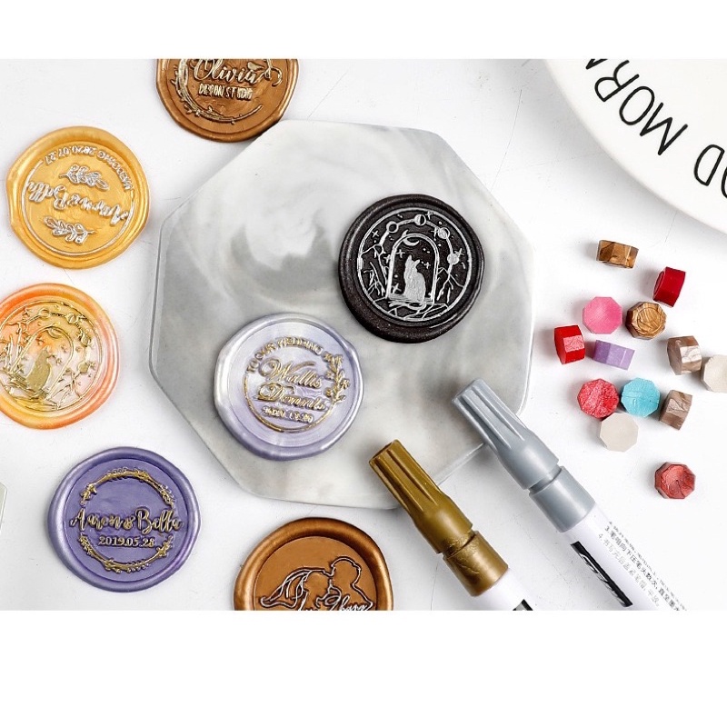 Sáp niêm phong / wax seal 100 viên dùng để nung chảy niêm phong bì thư hoặc trang trí DIY