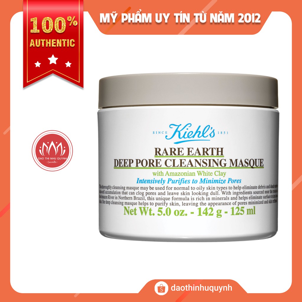 Mặt nạ Kiehl's Rare Earth Deep Pore Cleansing Masque