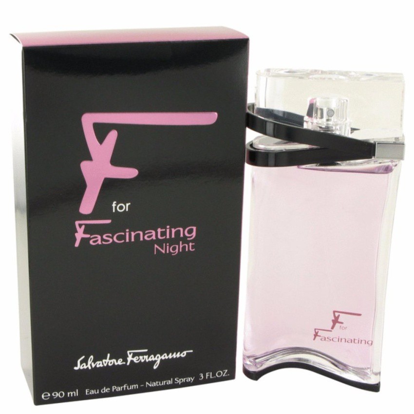 Nước hoa nữ cao cấp authentic F For Fascinating Night Perfume by Salvatore Ferragamo 90ml (Ý)