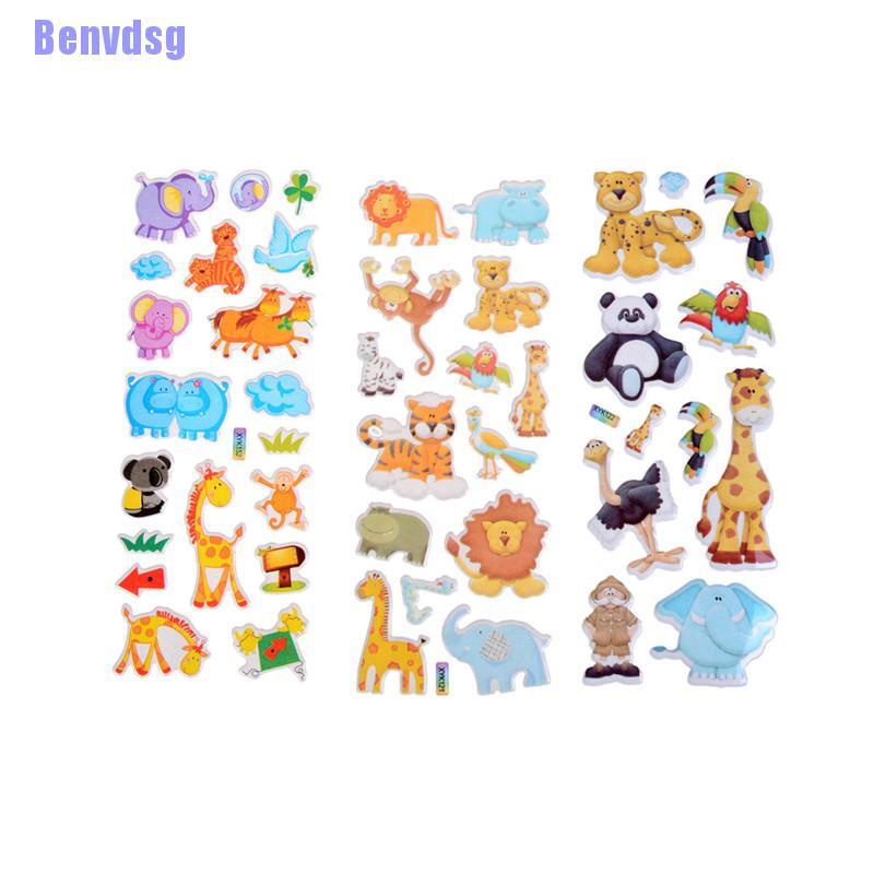 Miếng Dán Pvc Họa Tiết Hoạt Hình 3d Dễ Thương