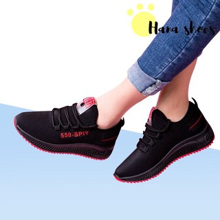 Giày thể thao nữ đế êm giày thể thao đi bộ phối màu xinh xắn-TT13