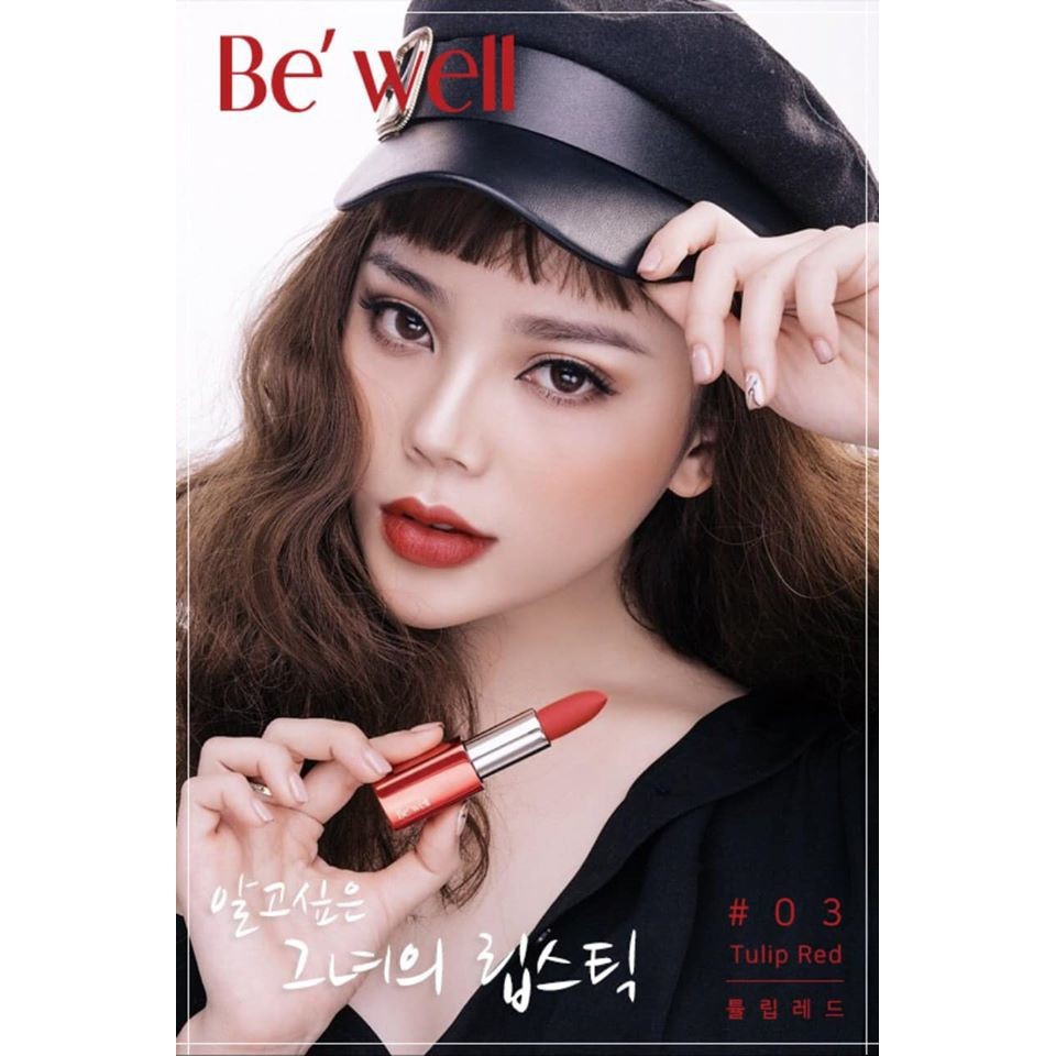 Be'Well Matte Lip Color - Son lì siêu nhẹ môi Hàn Quốc (PHIÊN BẢN ĐẶC BIỆT TẶNG KÈM BOX XINH XẮN số lượng có hạn)